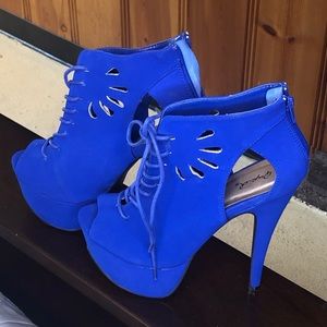 Royal Blue Stilettos Heels